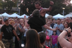 Couple Dancing at a Festival