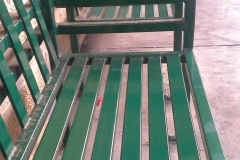 Green benches